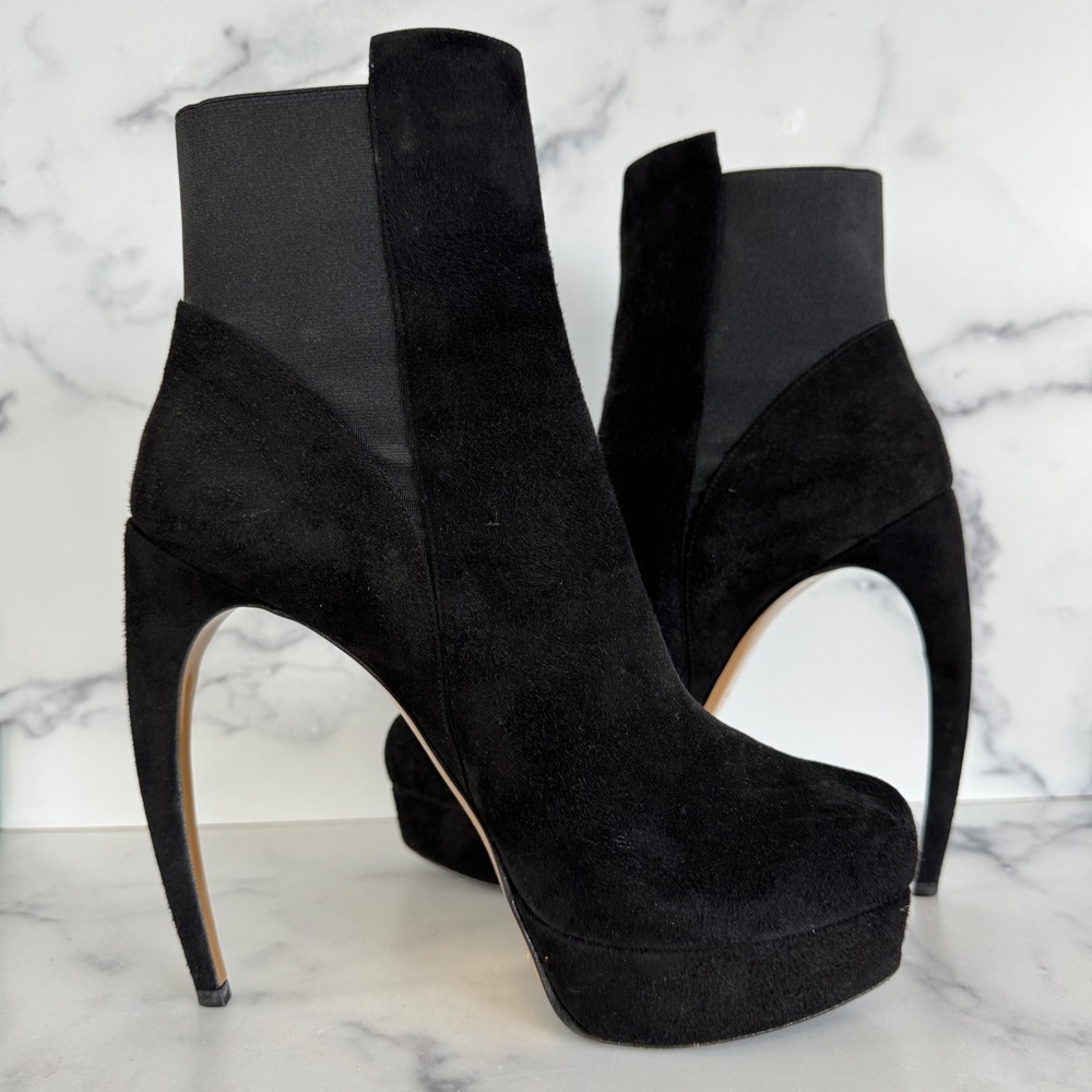 Walter Steiger Claw Suede Ankle Booties Size EU 41 / US 11